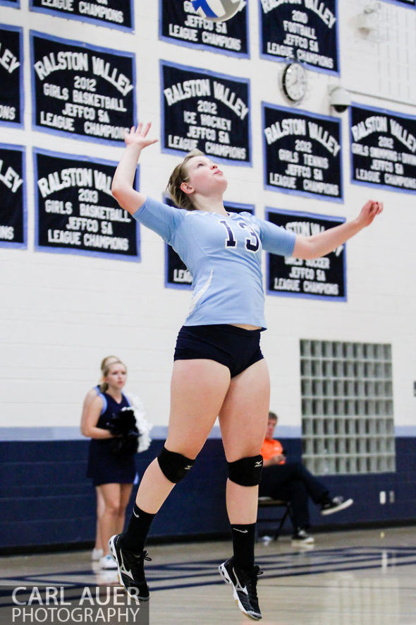 10 Shot - 2013 HS Volleyball - ThunderRidge at Ralston Valley