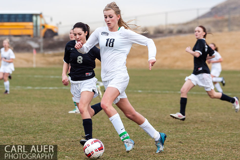 10 Shot - HS Girls Soccer - Pomona at Conifer