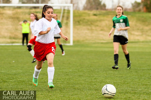 Arvada Bulldogs Girls Soccer vs D'Evelyn - 10 Shot