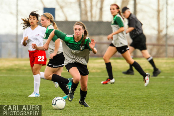 Arvada Bulldogs Girls Soccer vs D'Evelyn - 10 Shot