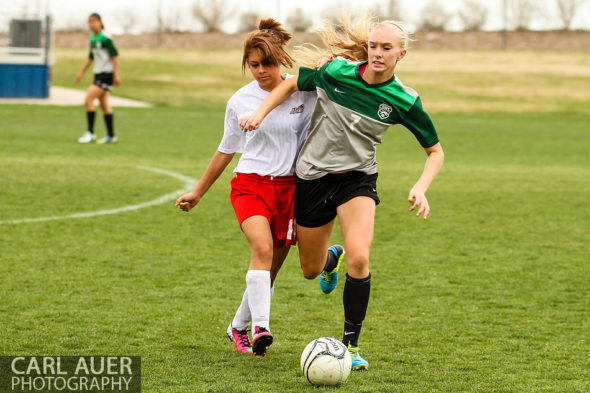 Arvada Bulldogs Girls Soccer vs D'Evelyn - 10 Shot