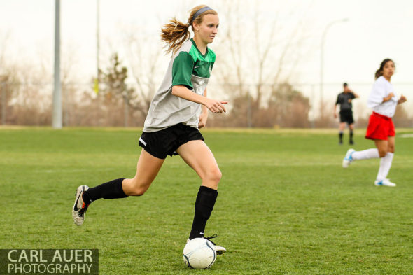 Arvada Bulldogs Girls Soccer vs D'Evelyn - 10 Shot